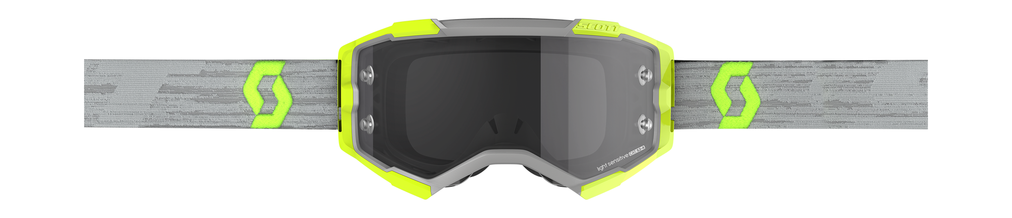 Scott Crossbril Fury - Grijs / Geel - Light Sensitive Grijs Lens