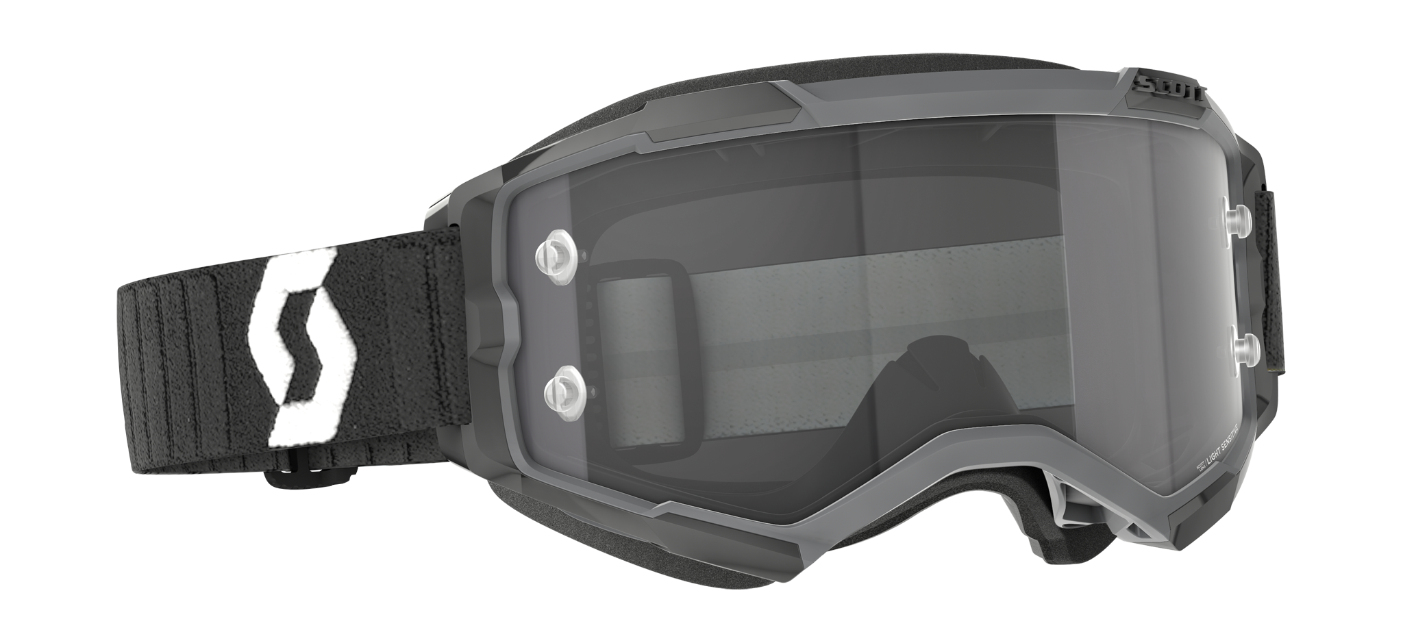 Scott Crossbril Fury - Zwart / Grijs - Light Sensitive Grijs Lens