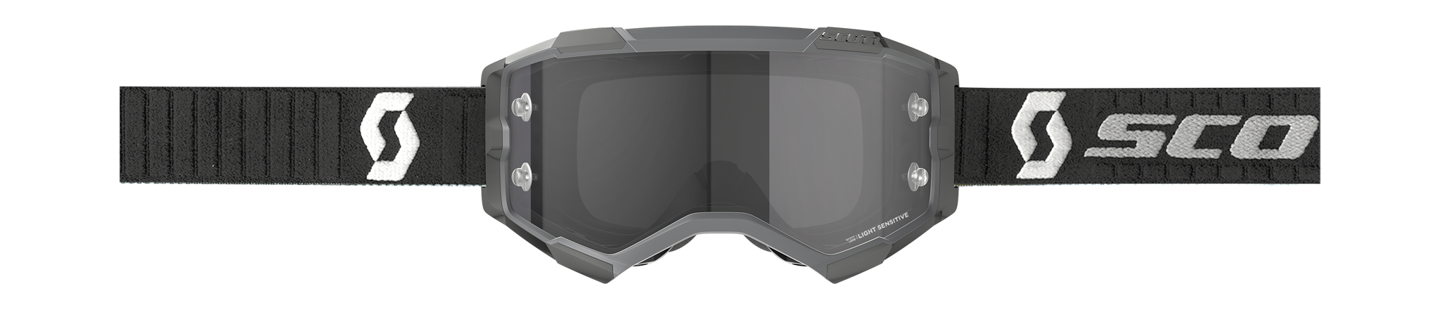 Scott Crossbril Fury - Zwart / Grijs - Light Sensitive Grijs Lens