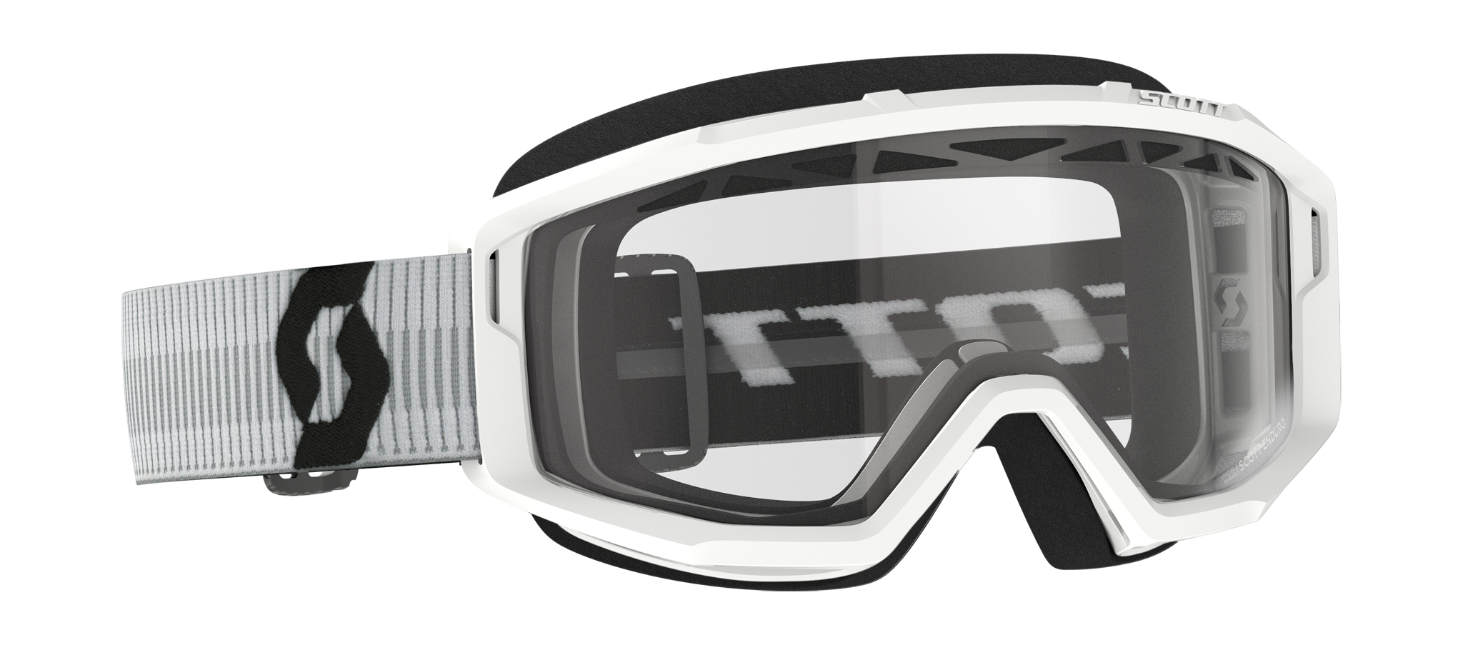 Scott Crossbril Primal Enduro - Wit - Clear Lens