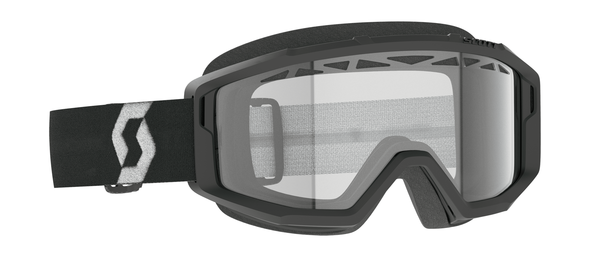 Scott Crossbril Primal Enduro - Zwart / Wit - Clear Lens