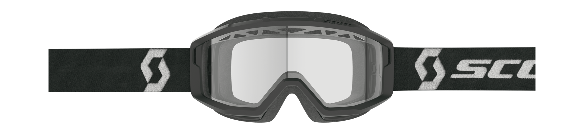Scott Crossbril Primal Enduro - Zwart / Wit - Clear Lens