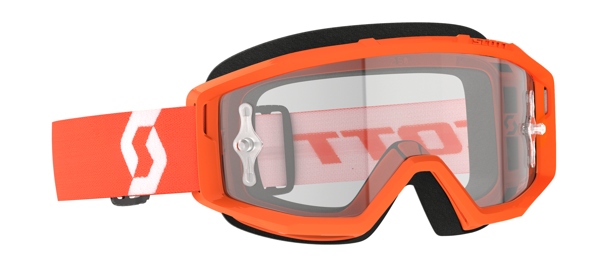 Scott Crossbril Primal - Oranje / Wit - Clear Lens