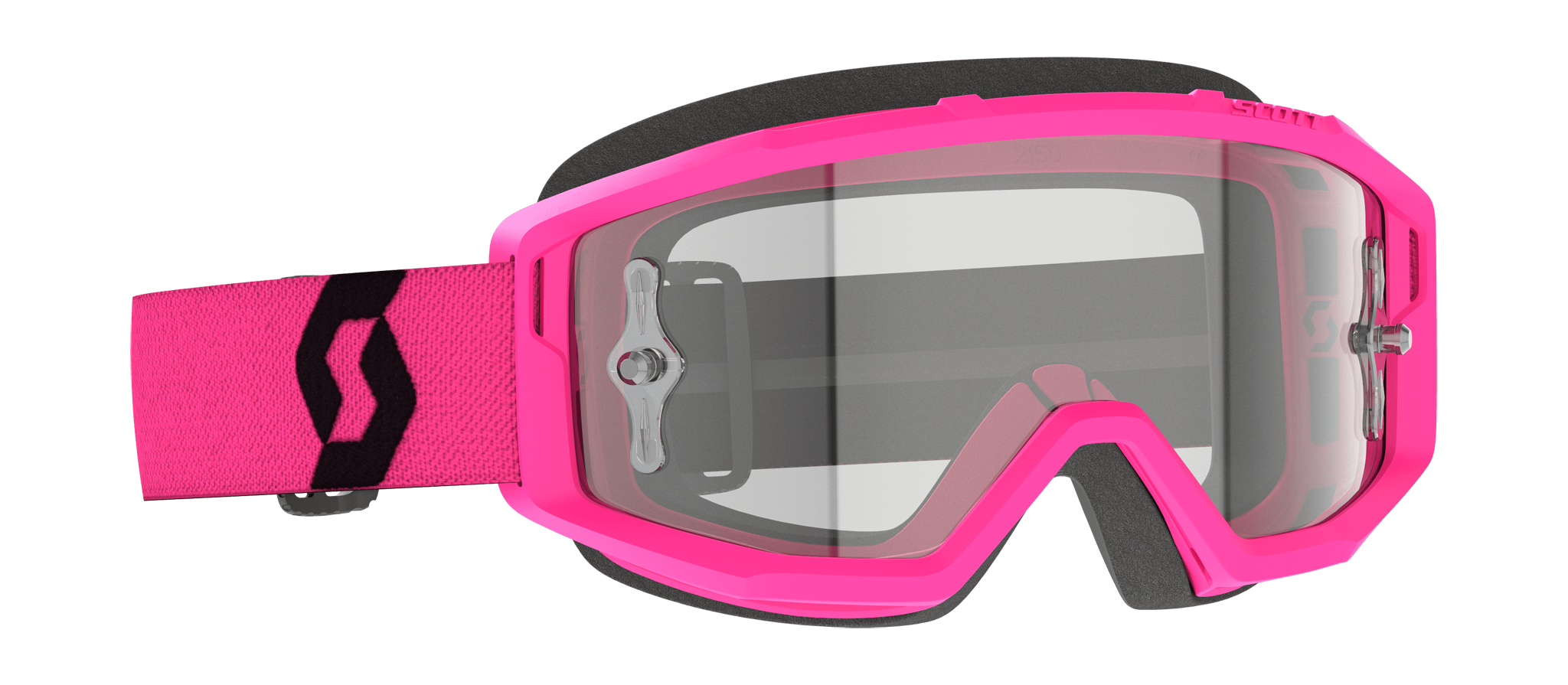 Scott Crossbril Primal - Roze / Zwart - Clear Lens