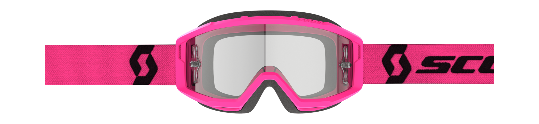 Scott Crossbril Primal - Roze / Zwart - Clear Lens