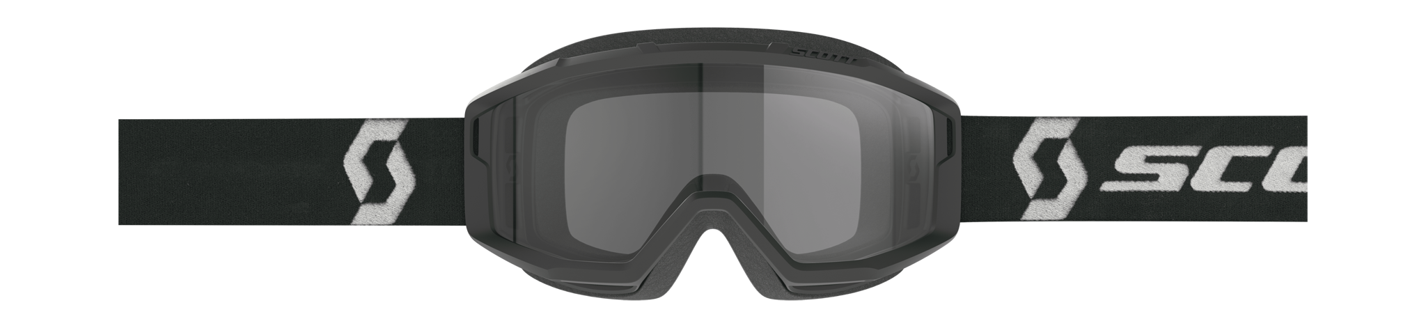 Scott Crossbril Primal Sand Dust - Zwart / Wit - Donker Grijs Lens