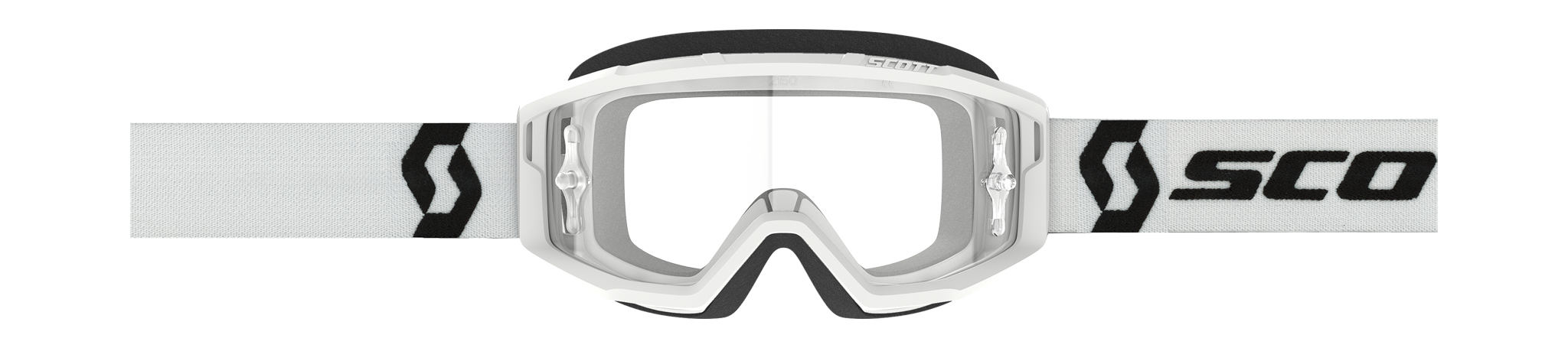 Scott Crossbril Primal - Wit - Clear Lens