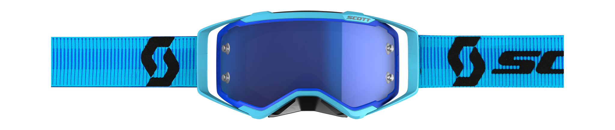 Scott Crossbril Prospect - Blauw / Zwart - Spiegel Electric Blauw Lens