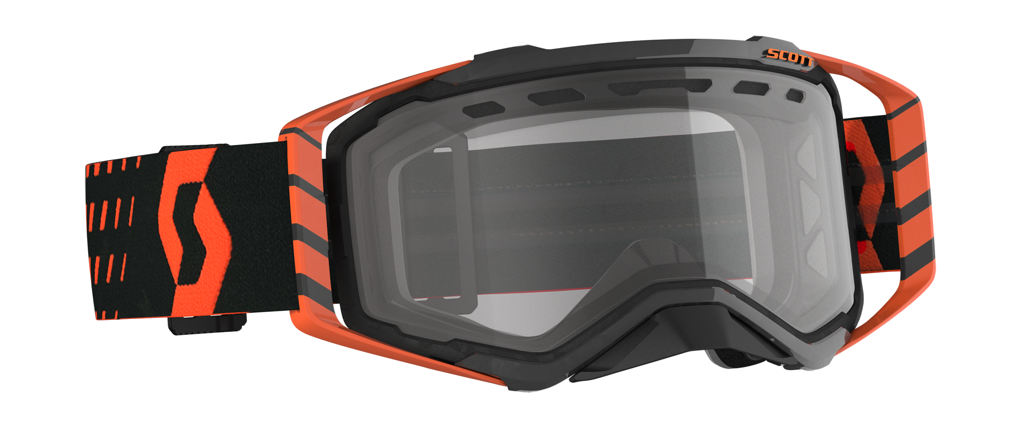 Scott Crossbril Prospect Enduro - Oranje / Zwart - Clear Lens