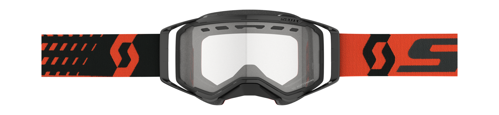Scott Crossbril Prospect Enduro - Oranje / Zwart - Clear Lens