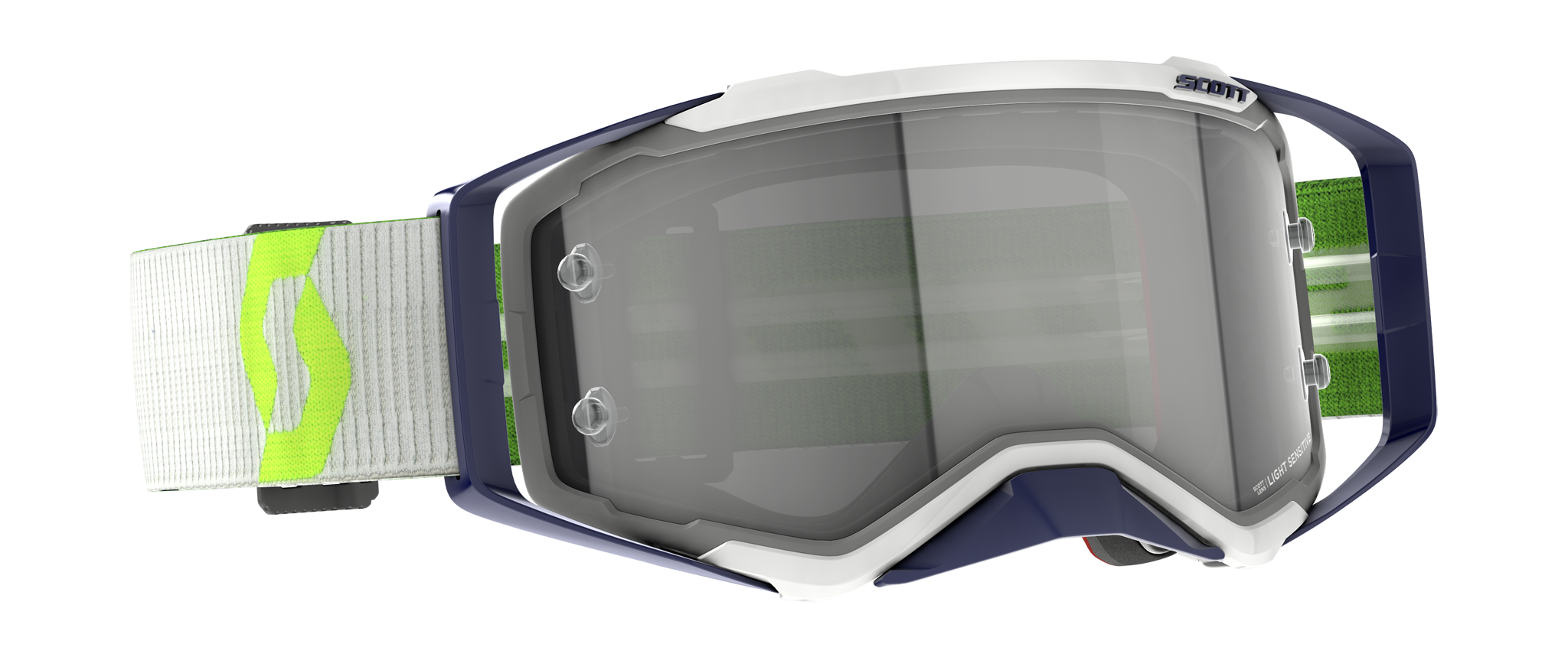 Scott Crossbril Prospect - Grijs / Geel - Light Sensitive Grijs Lens