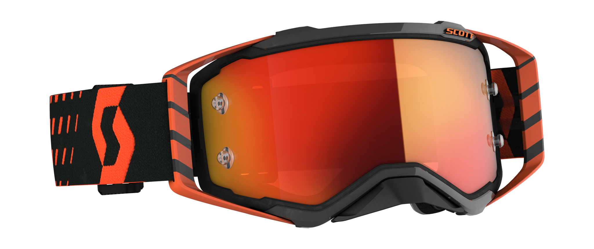 Scott Crossbril Prospect - Oranje / Zwart - Spiegel Oranje Lens