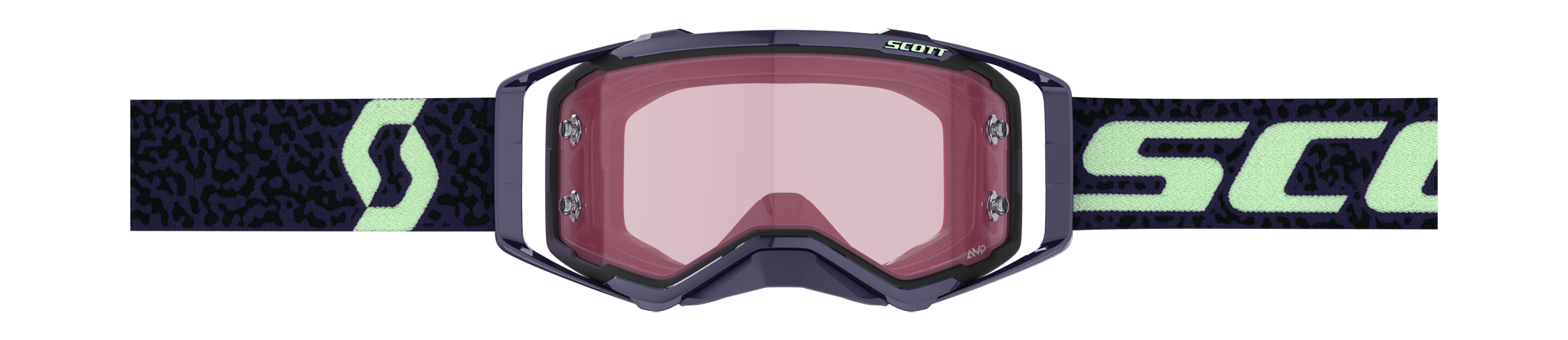 Scott Crossbril Prospect - Paars / Mint Groen - Amplifier Spiegel Rose Lens