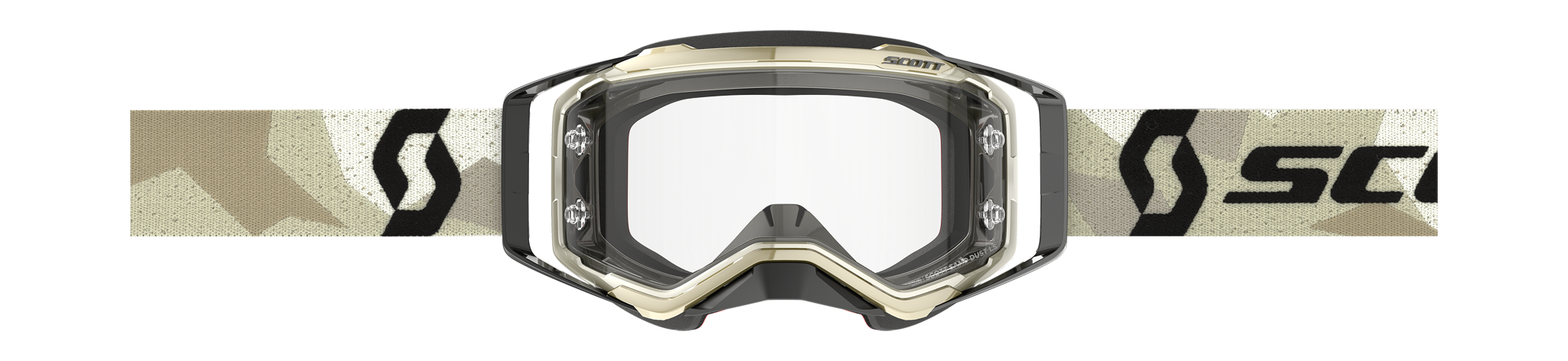 Scott Crossbril Prospect Sand Dust - Camo Beige / Zwart - Light Sensitive Grijs Lens