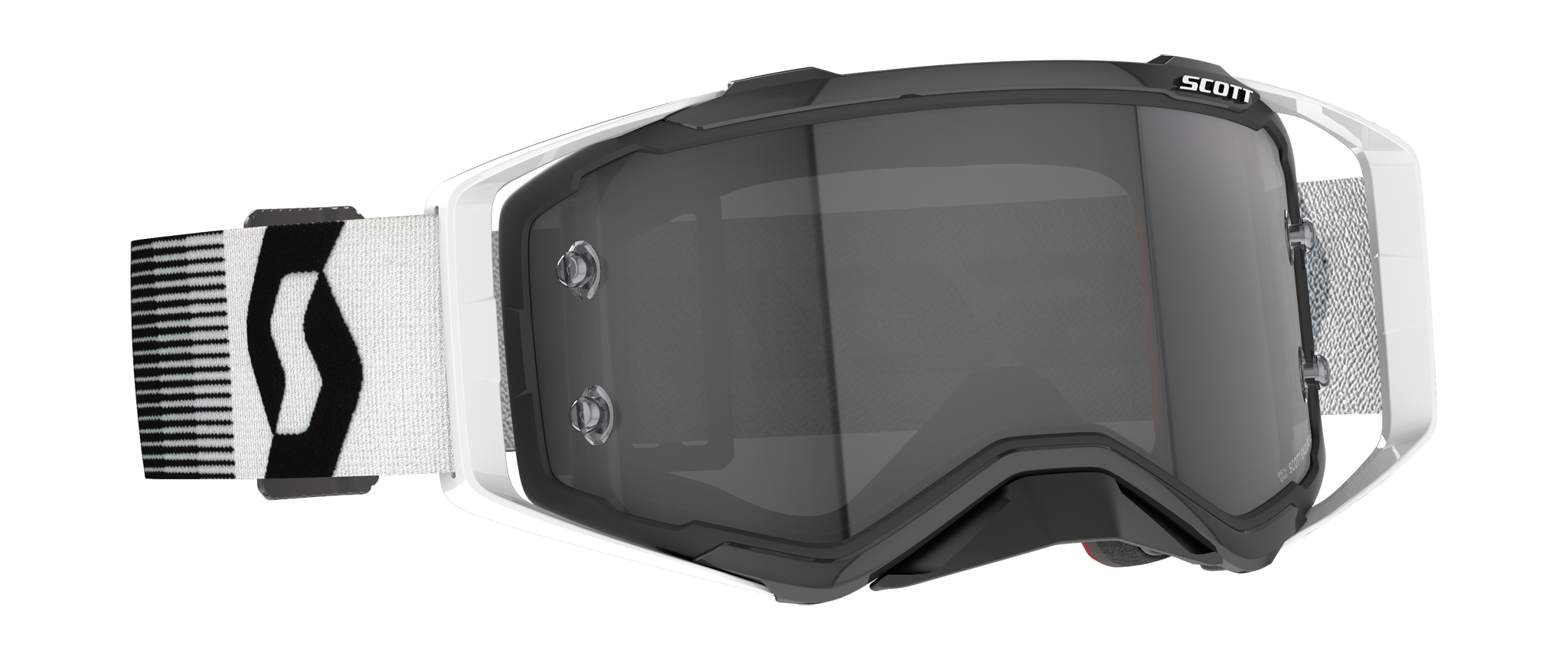 Scott Crossbril Prospect Sand Dust Premium - Zwart / Wit - Light Sensitive Grijs Lens