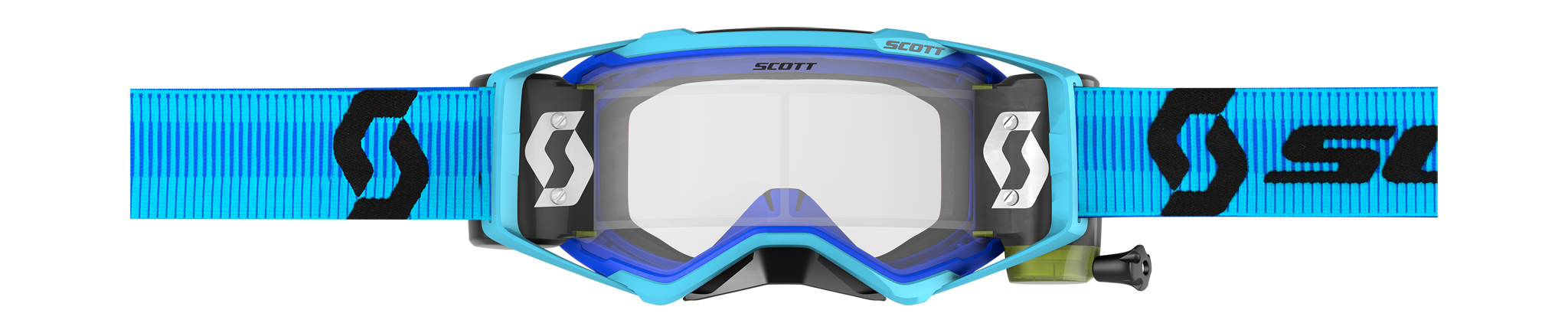 Scott Crossbril Roll-Off Prospect WFS - Blauw / Zwart - Clear Lens