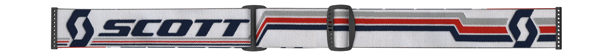 Scott Crossbril Split OTG - Blauw / Wit - Clear Lens