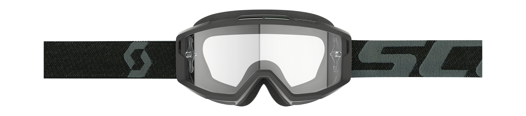 Scott Crossbril Split OTG - Zwart - Clear Lens