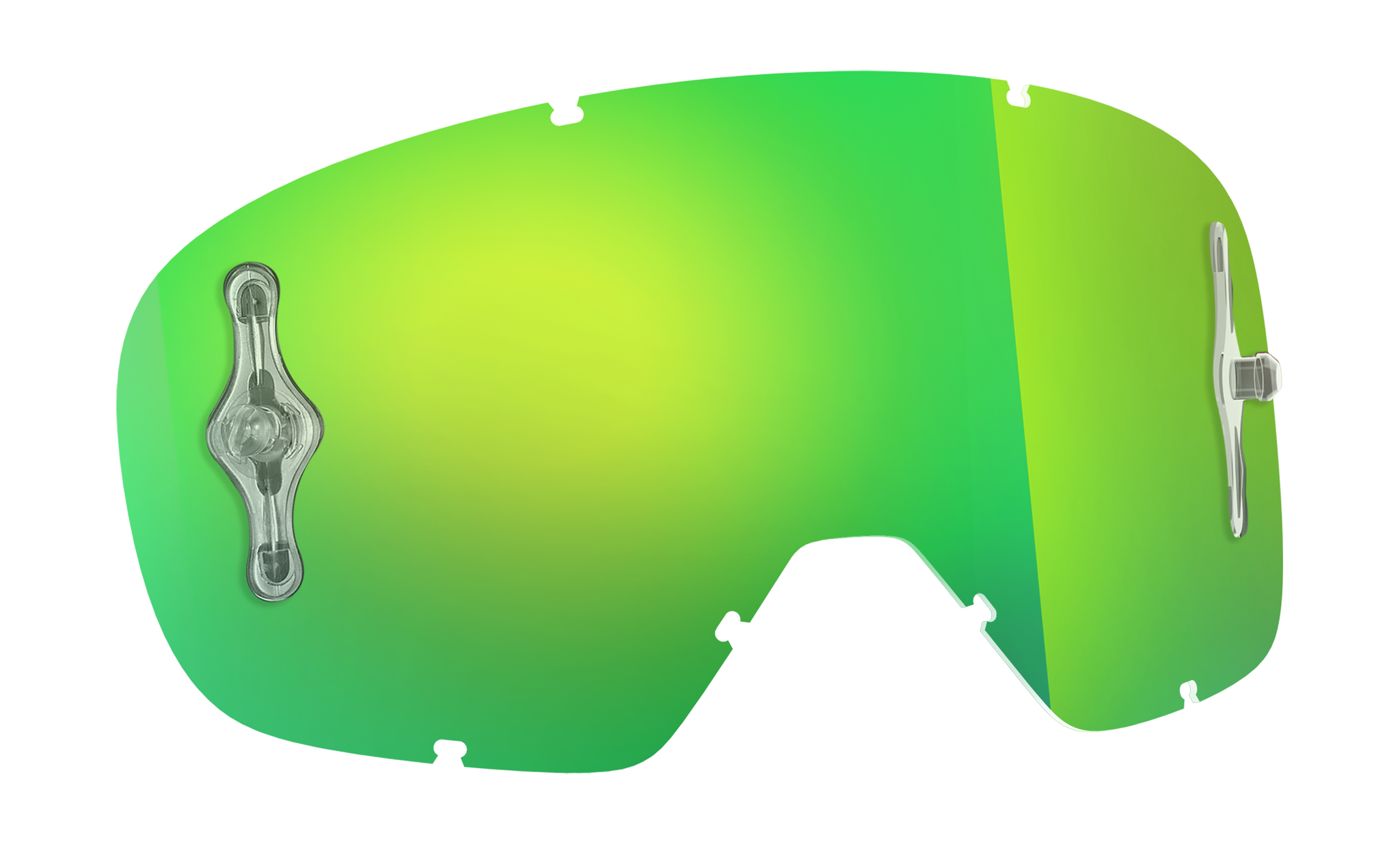 Scott Lens Works Buzz MX - Standaard Spiegel Groen