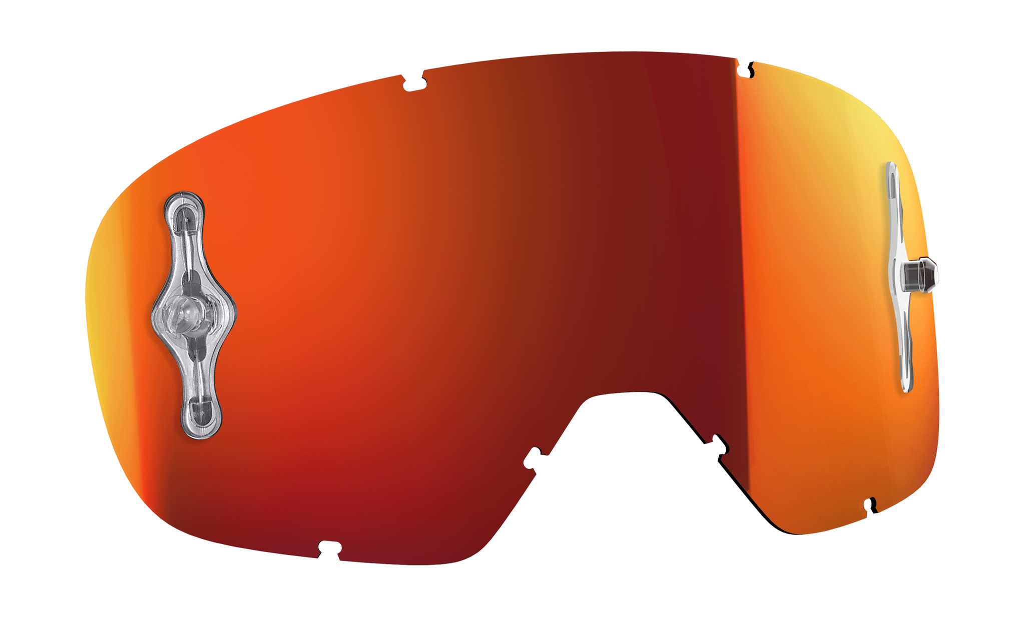 Scott Lens Works Buzz MX - Standaard Spiegel Oranje