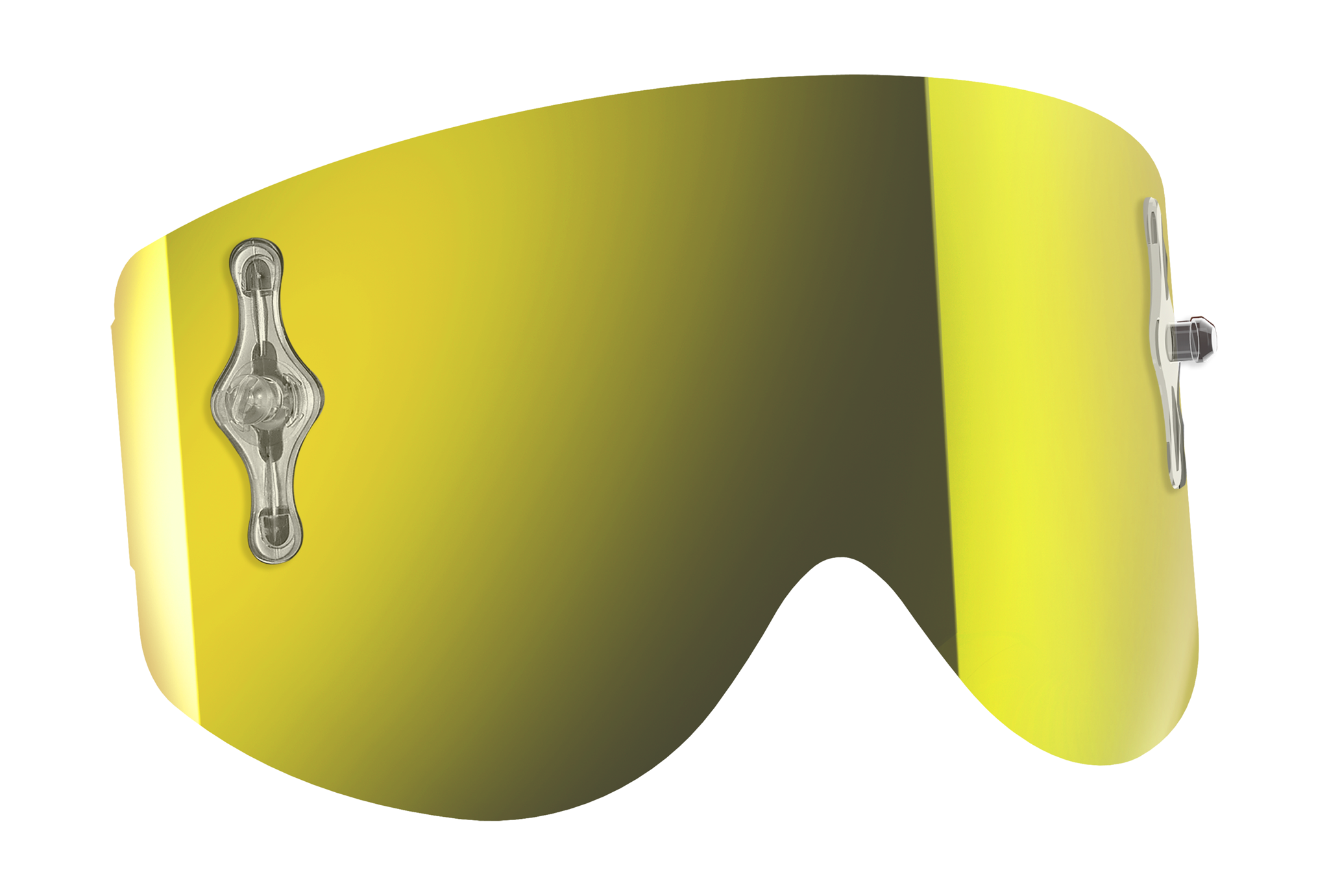 Scott Lens Works Recoil Xi / 80's - Standaard Spiegel Geel