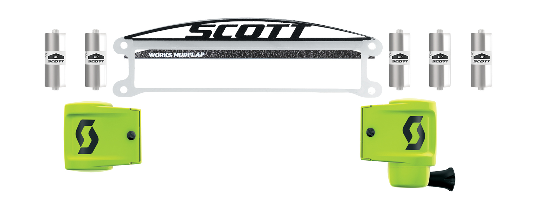 Scott Roll-Off Systeem WFS Hustle/Primal/Split OTG - Fluo Geel - 30 mm