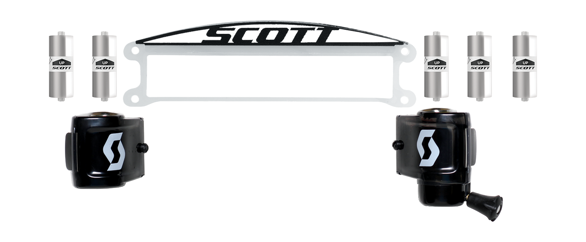 Scott Roll-Off Systeem WFS Hustle/Primal/Split OTG - Zwart - 30 mm