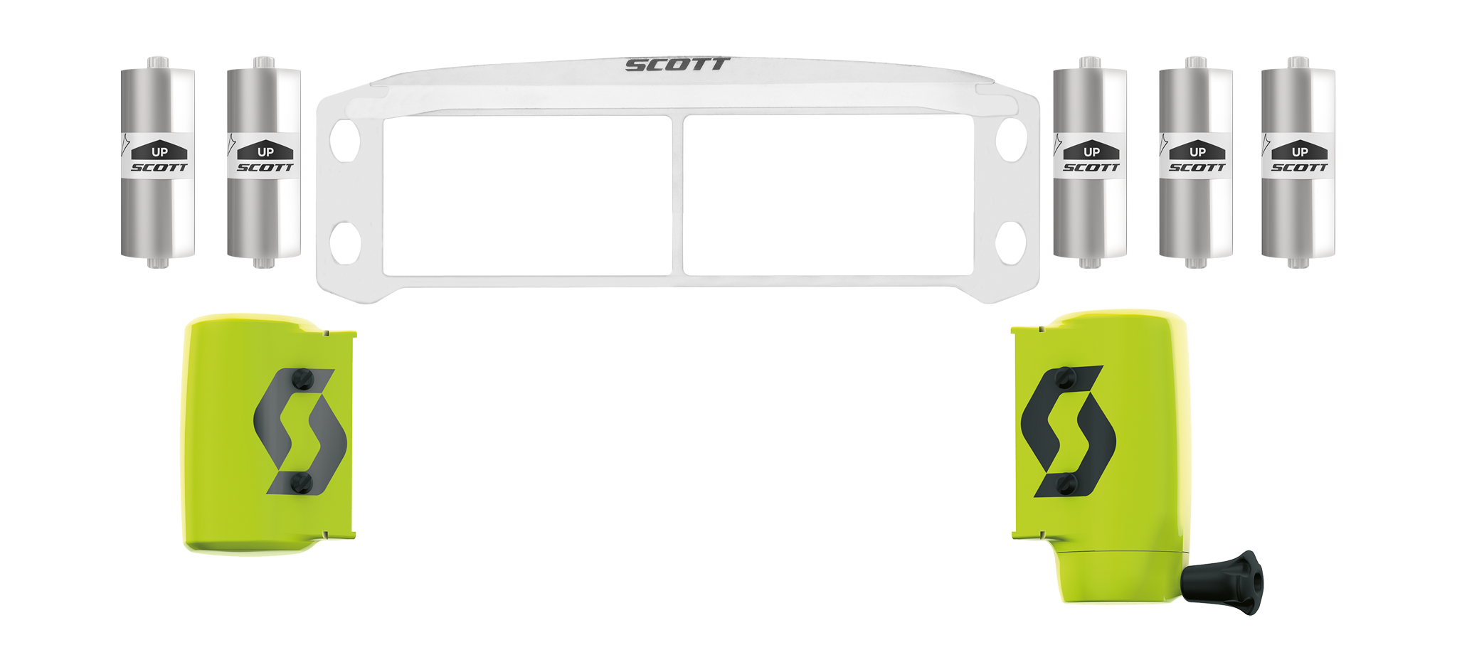 Scott Roll-Off Systeem WFS Prospect / Fury - Fluo Geel - 50 mm