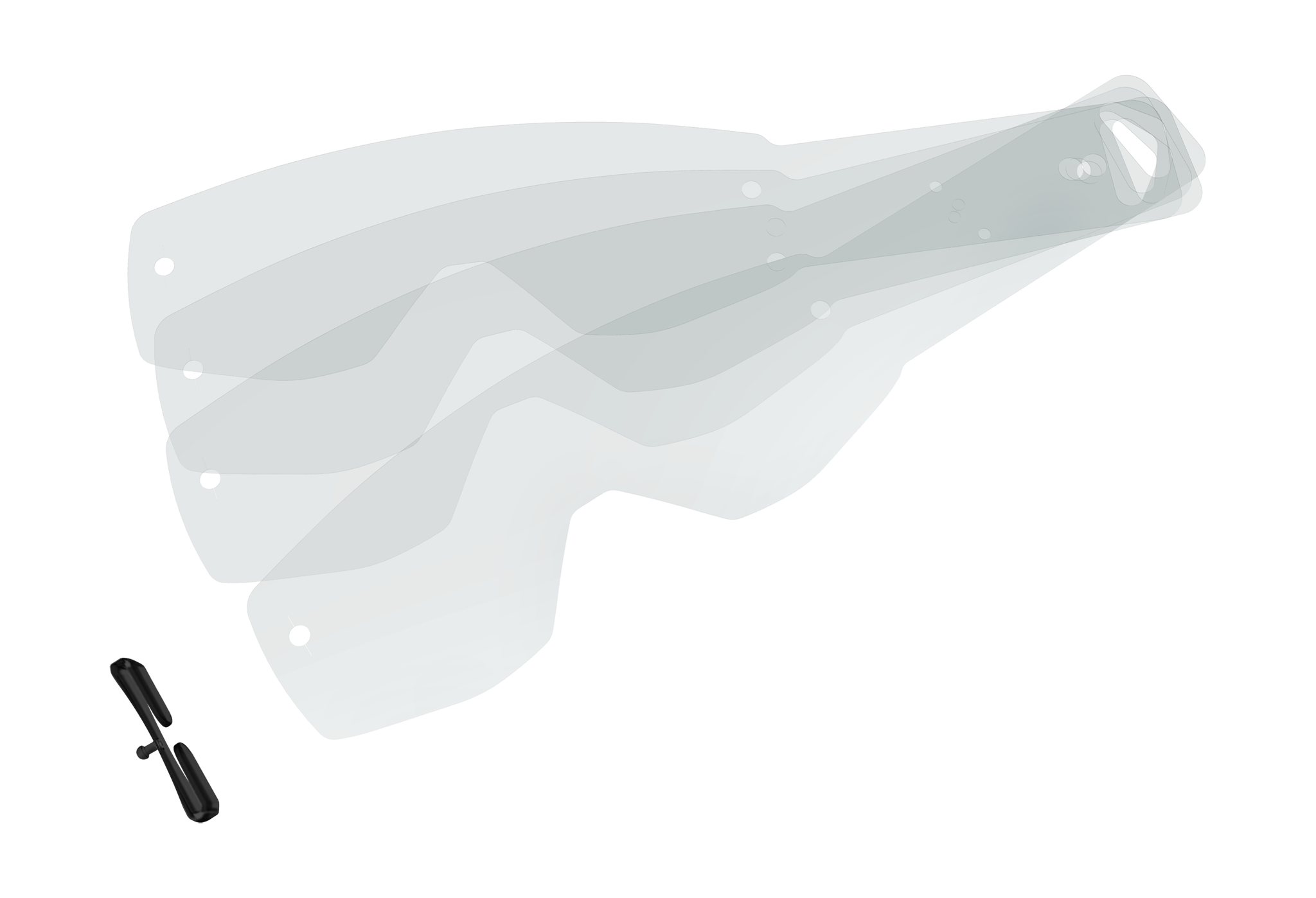 Scott Tear-Offs Standaard Works Hustle/Primal/Split OTG