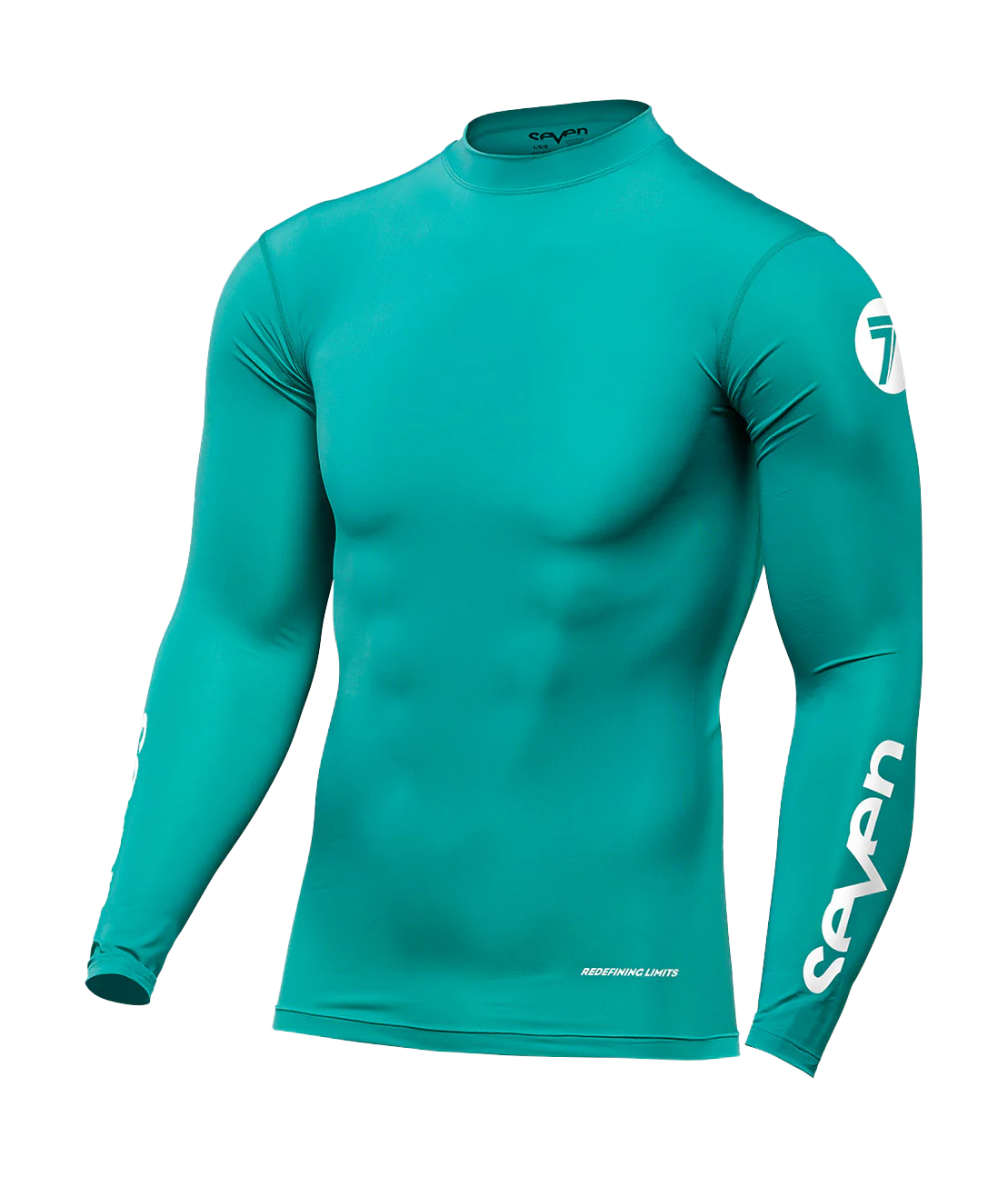 Seven Compressie Shirt Zero Blade - Aqua Lite