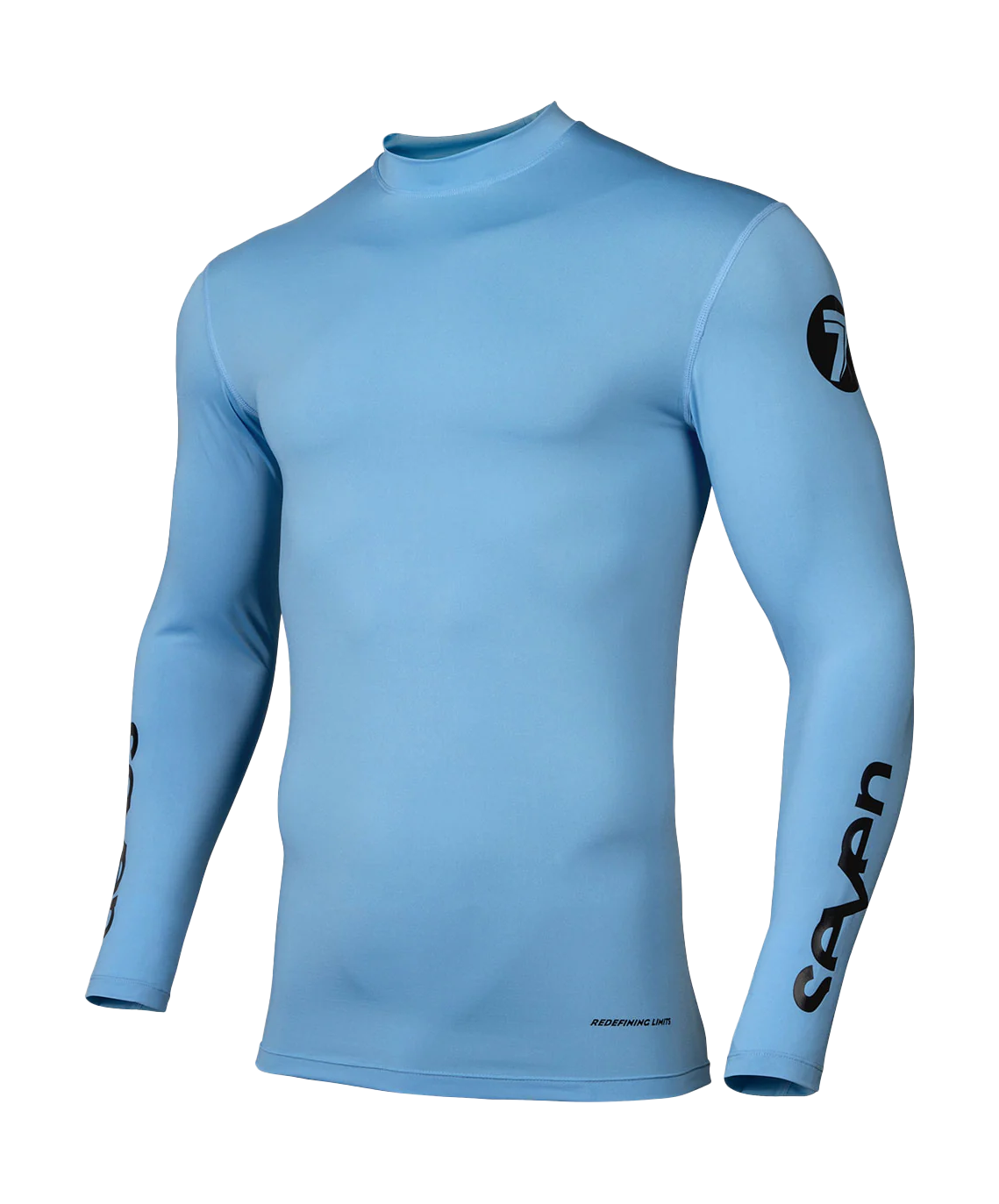 Seven Compressie Shirt Zero Blade - Blauw