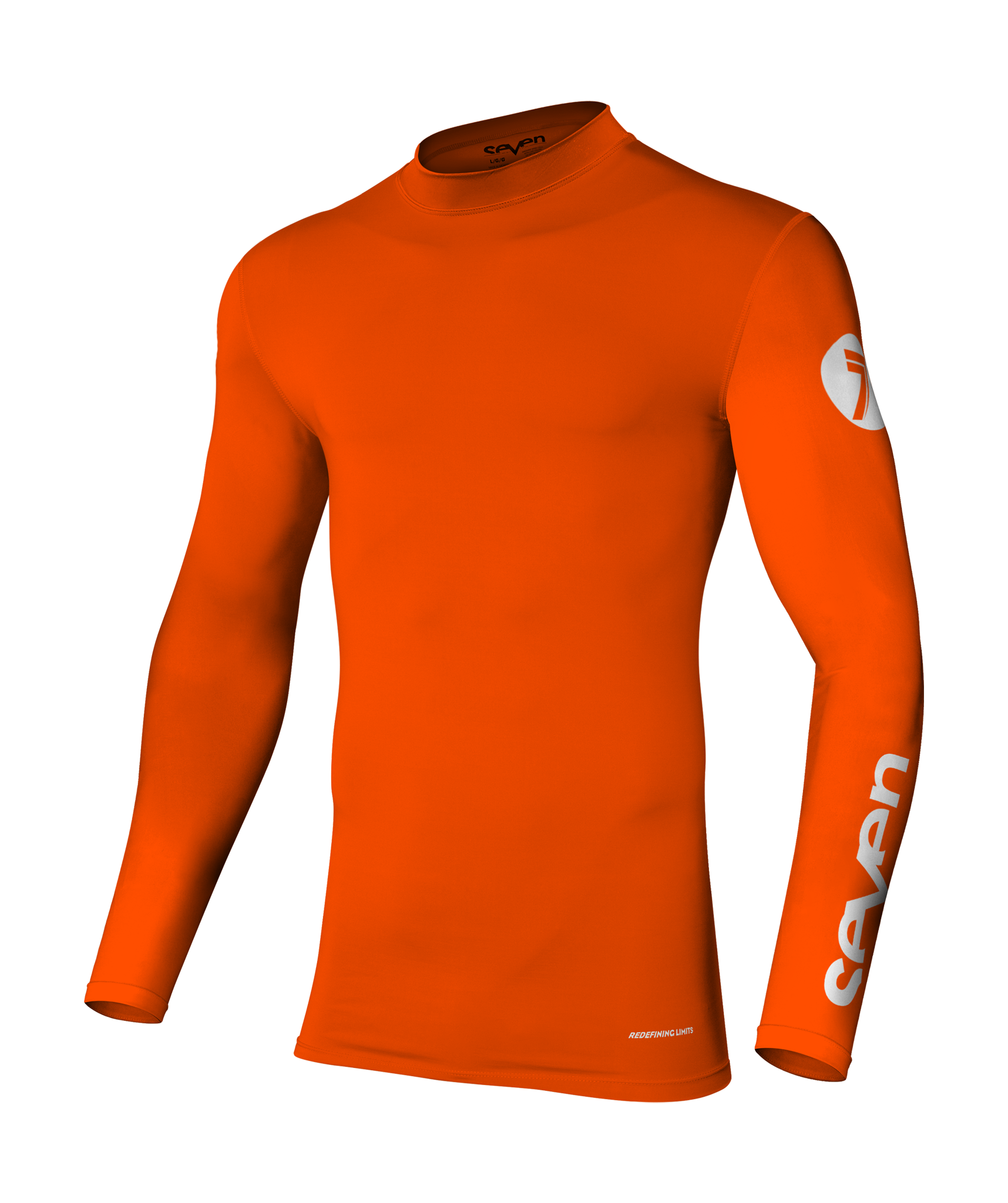 Seven Compressie Shirt Zero - Flo Oranje