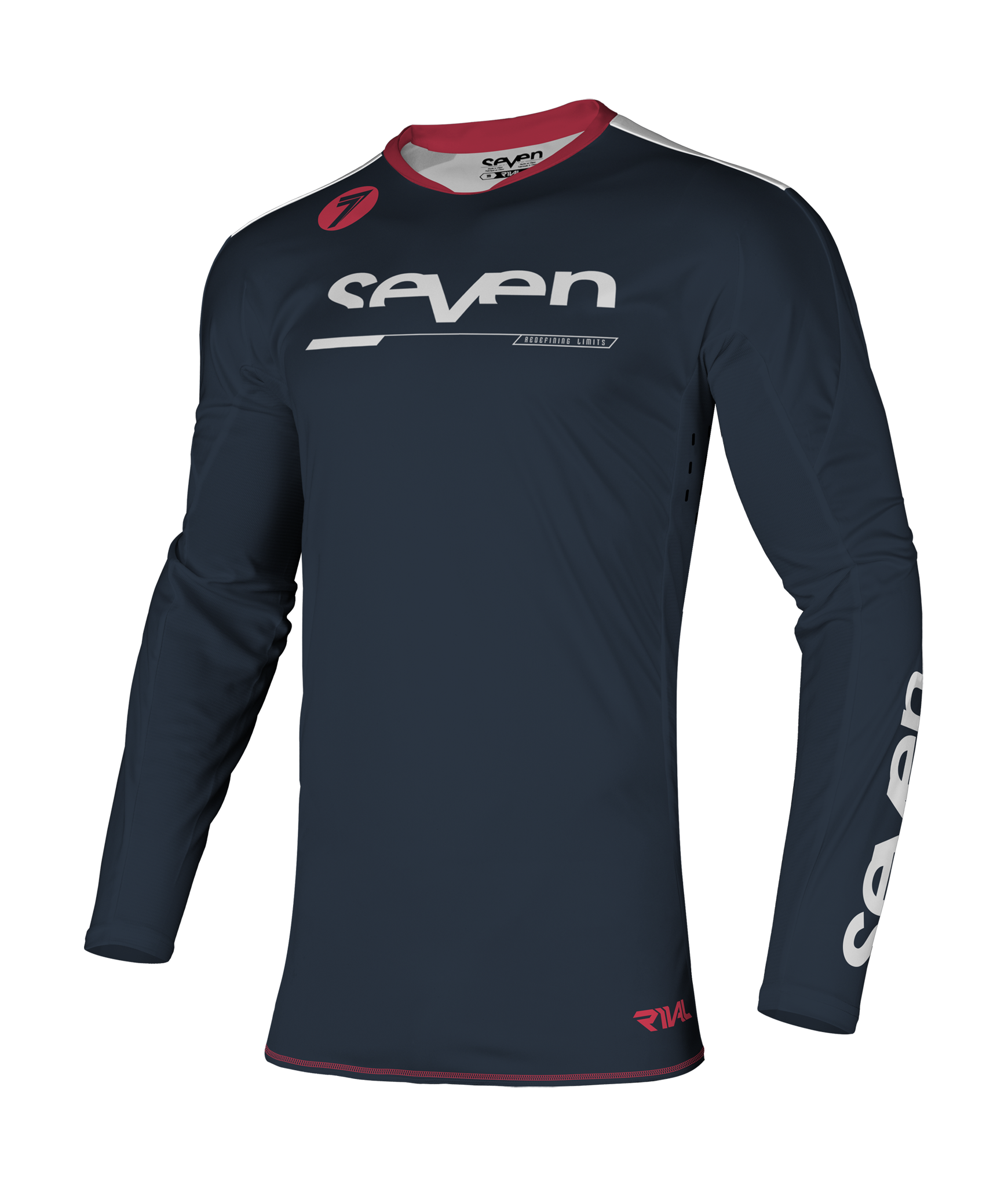 Seven Cross Shirt Rival Rampart - Wit / Navy