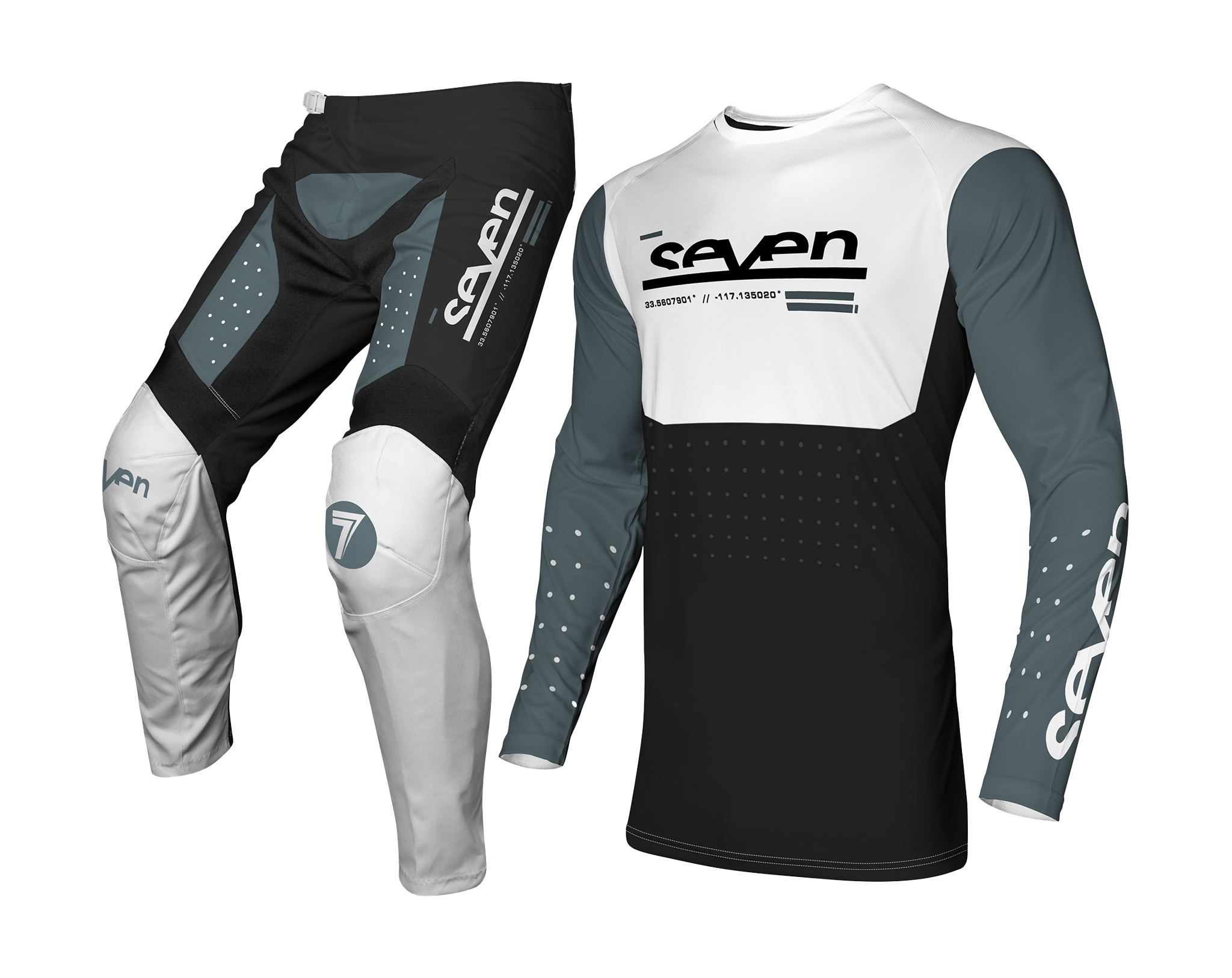 Seven Crosskleding Vox Aperture - Lead / Zwart