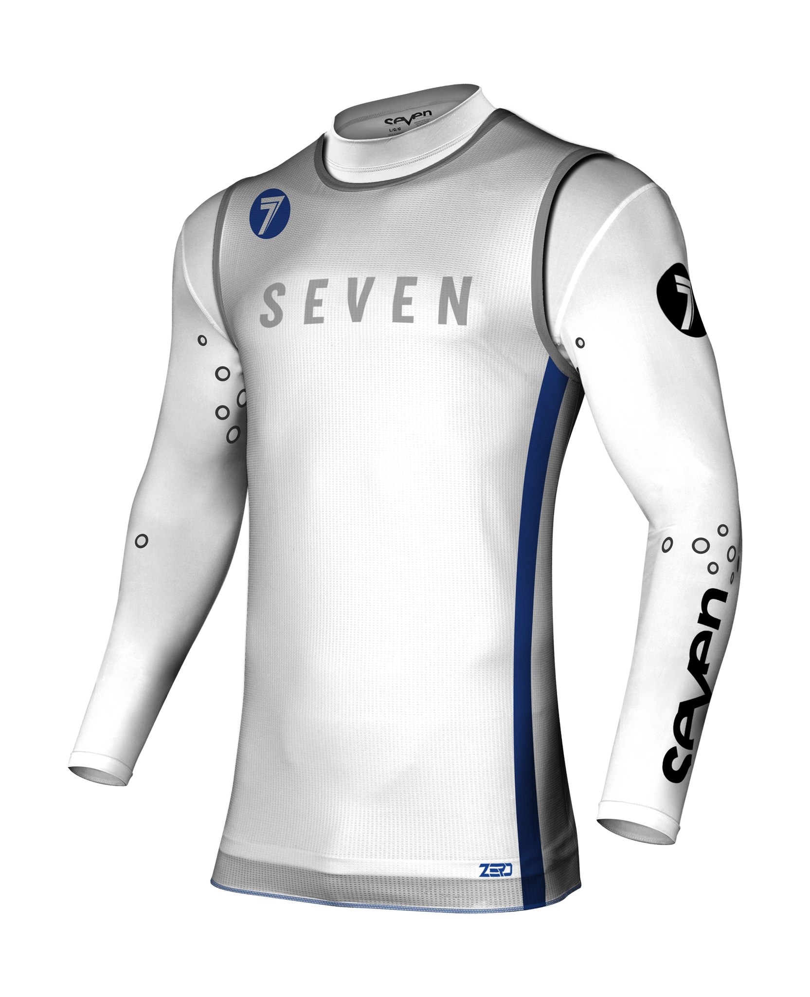 Seven Crosskleding Zero Institution - Wit