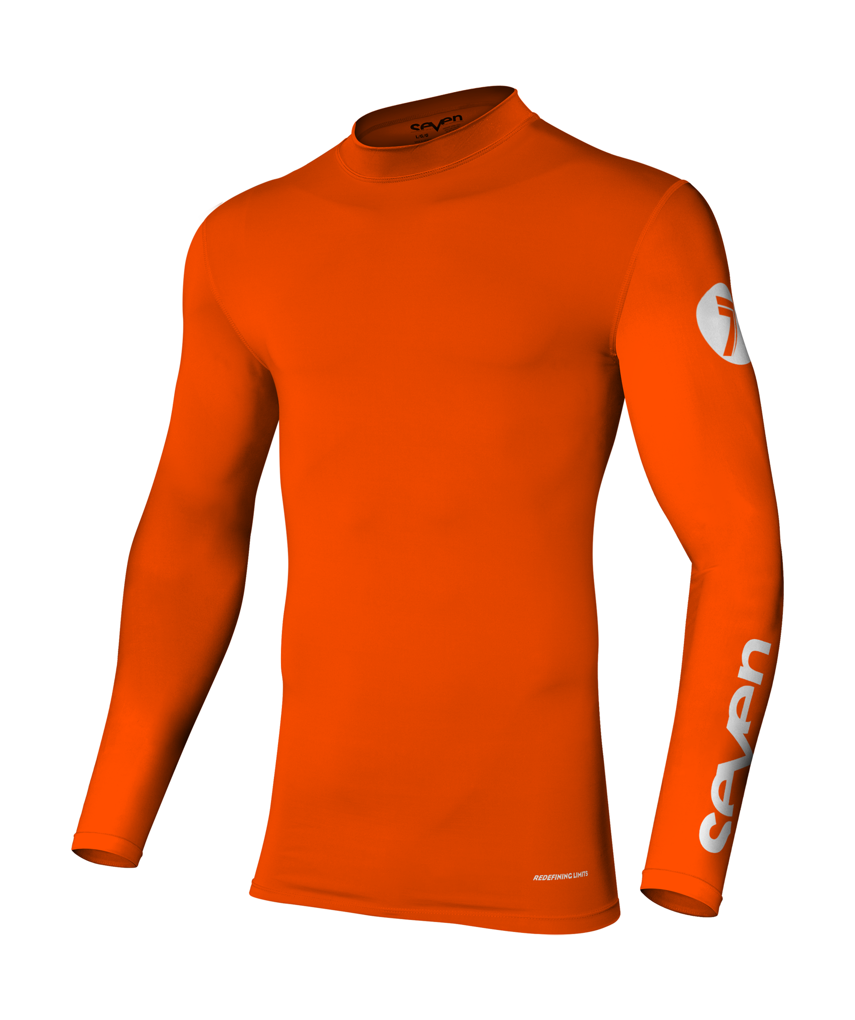 Seven Kinder Compressie Shirt Zero - Flo Oranje