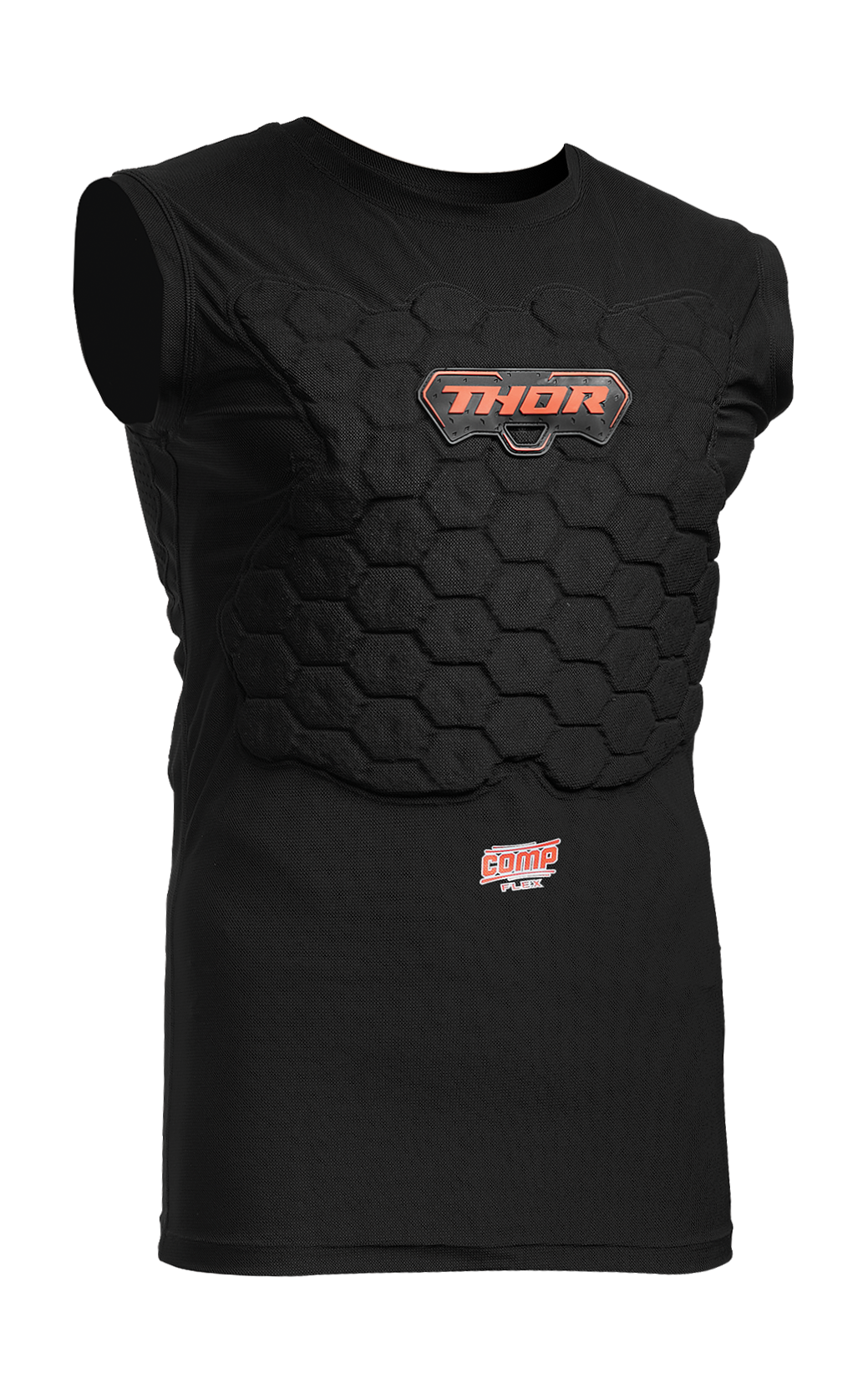 Thor Beschermingsshirt Kort Comp XP Deflector Flex - Zwart