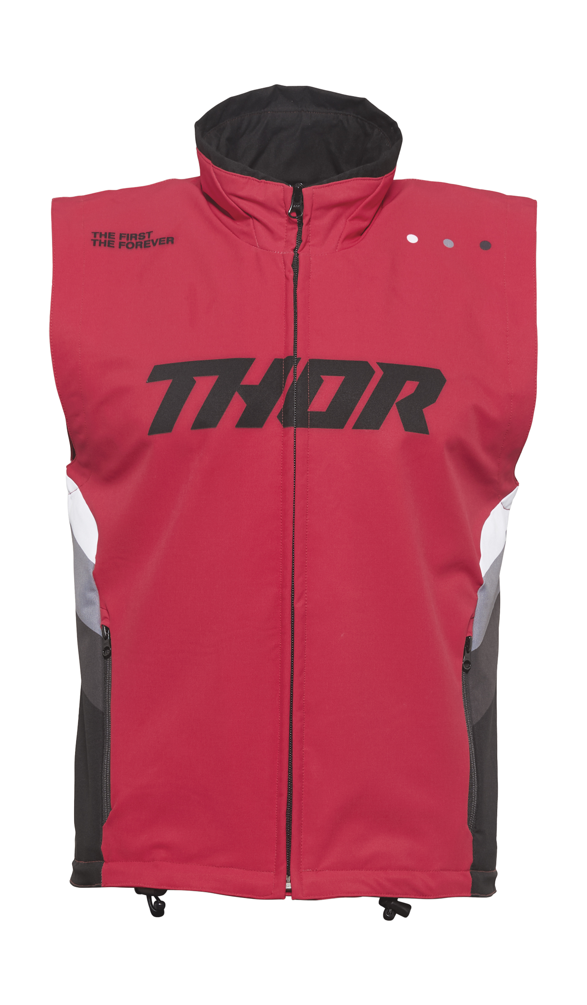 Thor Bodywarmer Warmup - Rood / Zwart