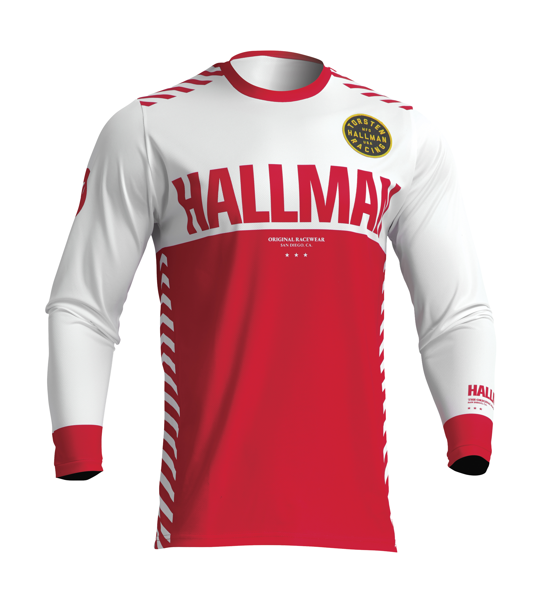 Thor Cross Shirt 2026 Hallman Differ Slice - Wit / Rood