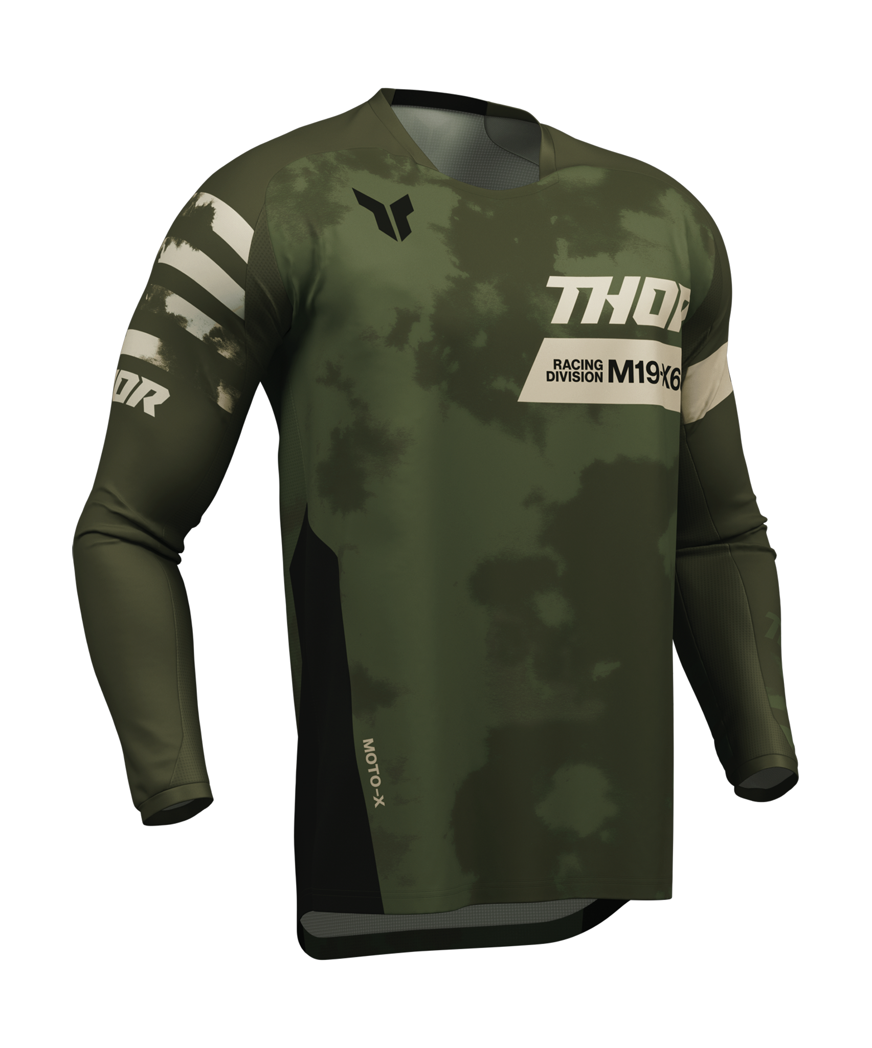 Thor Crosskleding 2026 Launchmode Bleach - Zwart / Camo