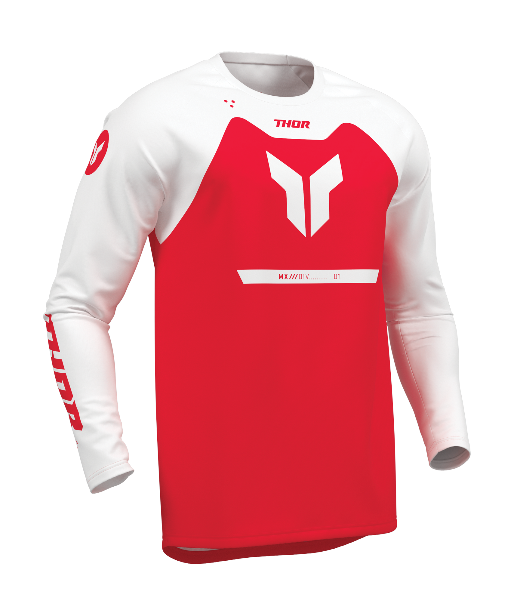 Thor Cross Shirt 2026 Ridemode Menace - Rood