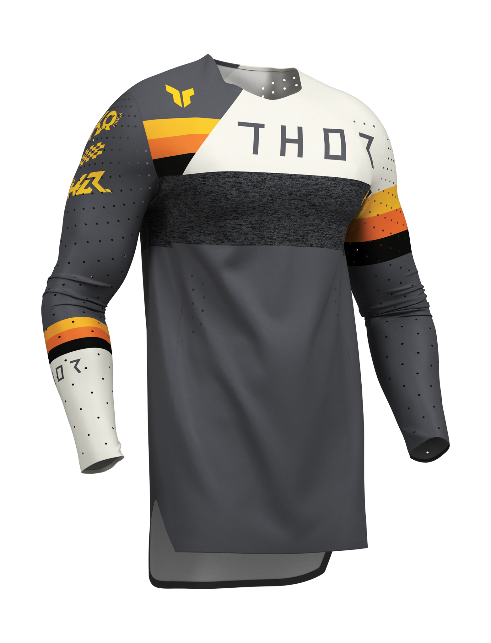 Thor Cross Shirt 2026 Sportmode Leaque - Charcoal / Vintage