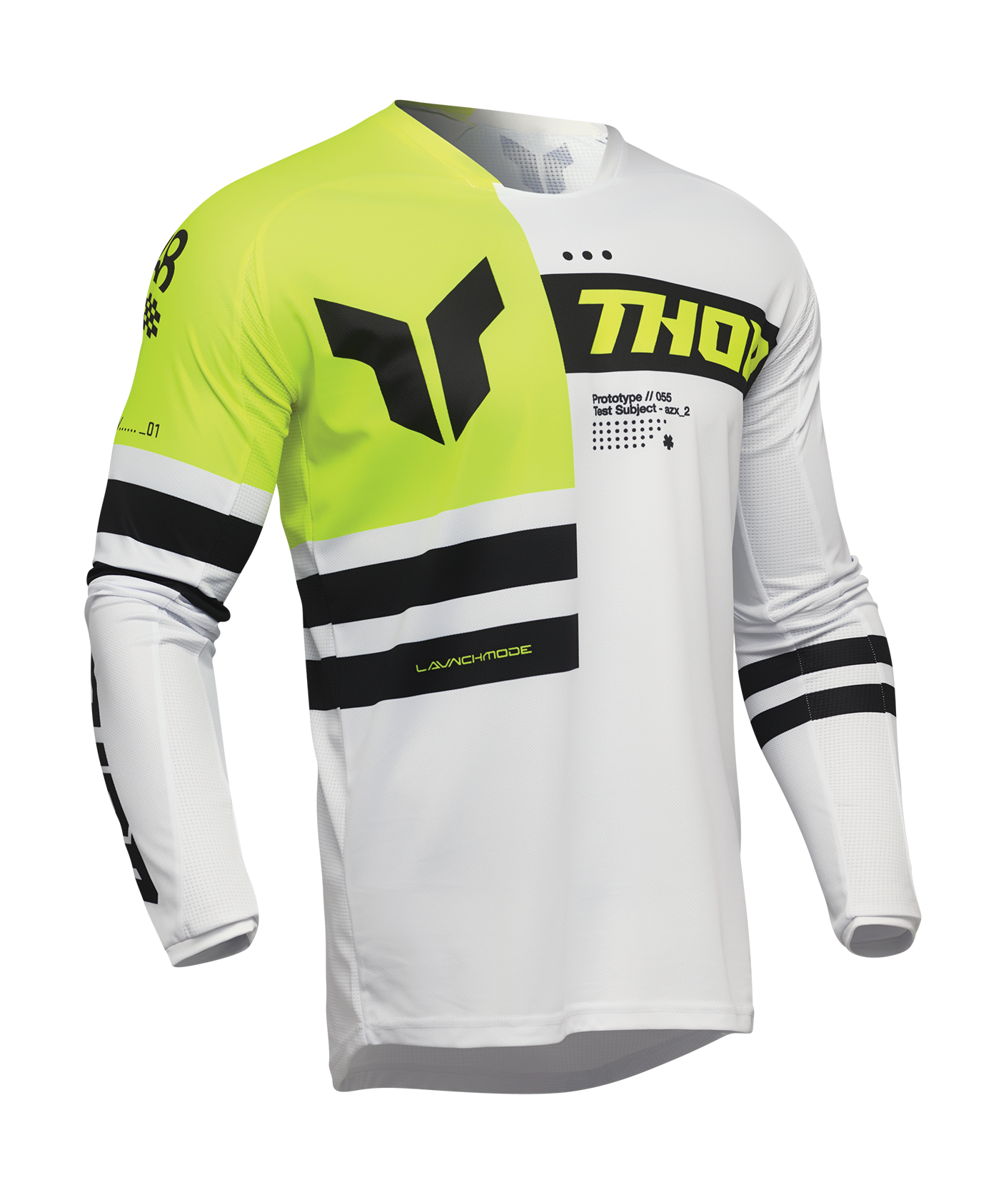 Thor Cross Shirt Launchmode Dozer - Acid / Zwart