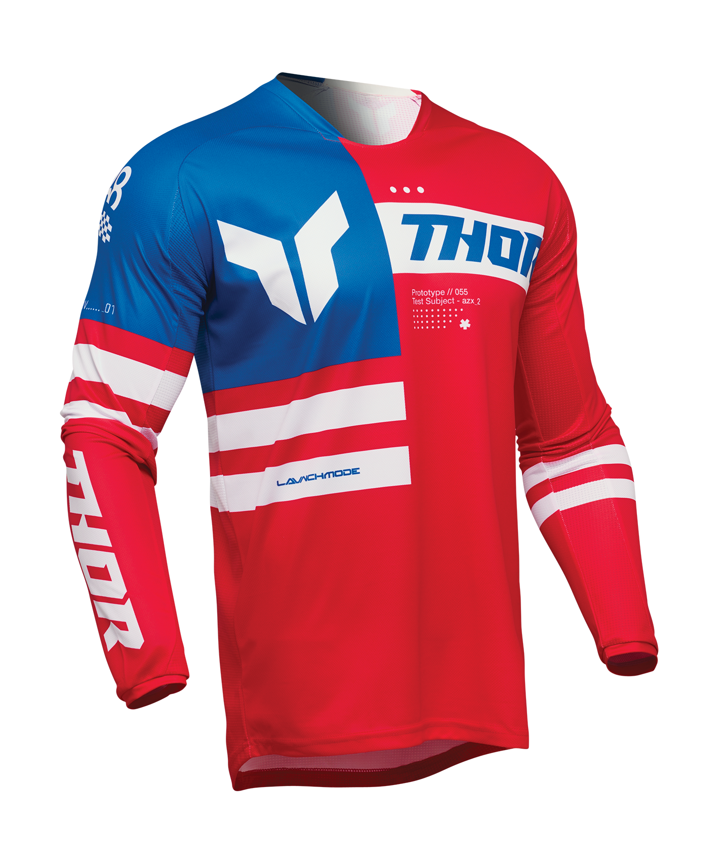 Thor Cross Shirt Launchmode Patriot - Rood / Wit / Blauw