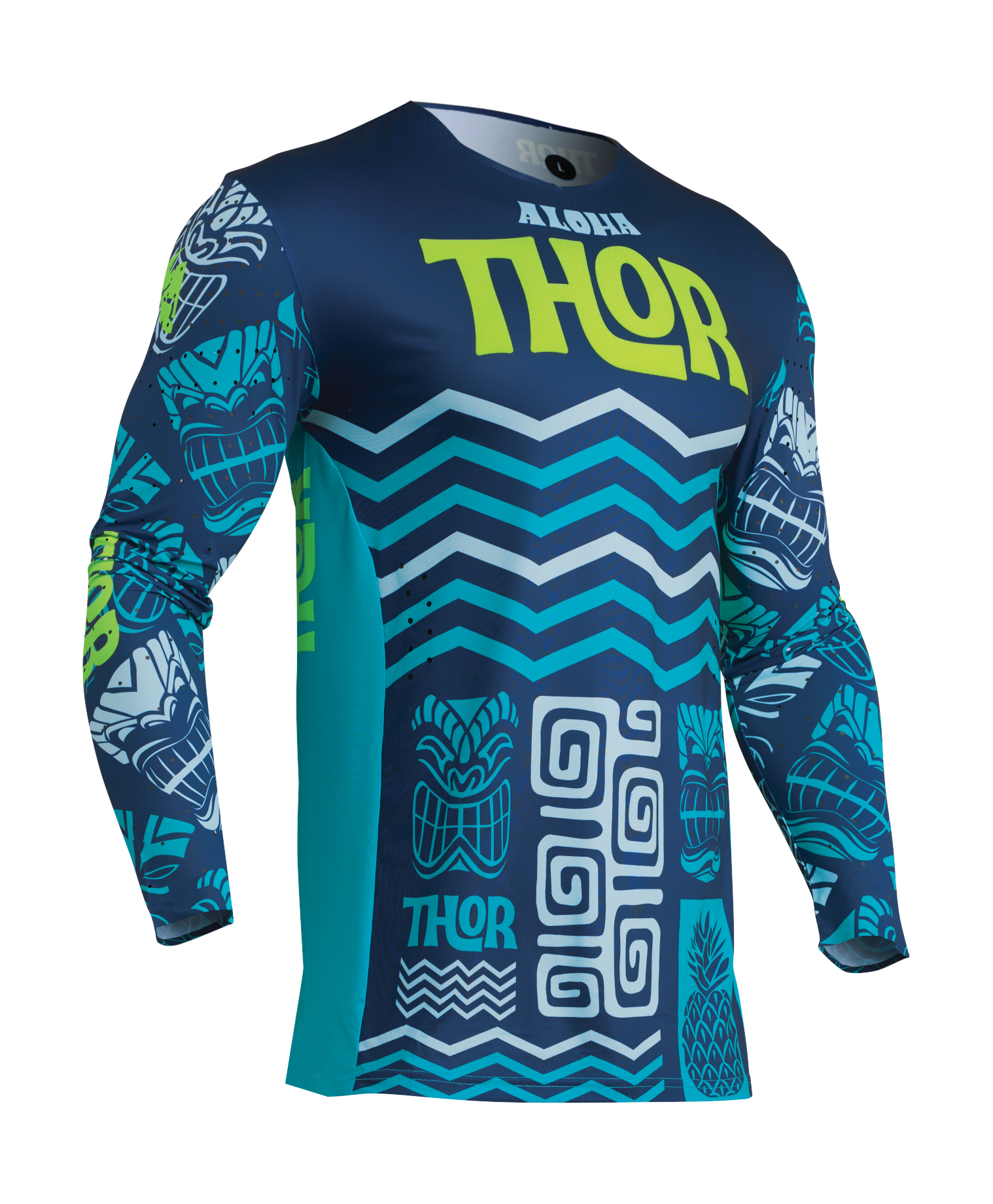 Thor Cross Shirt Prime Aloha - Navy / Aqua