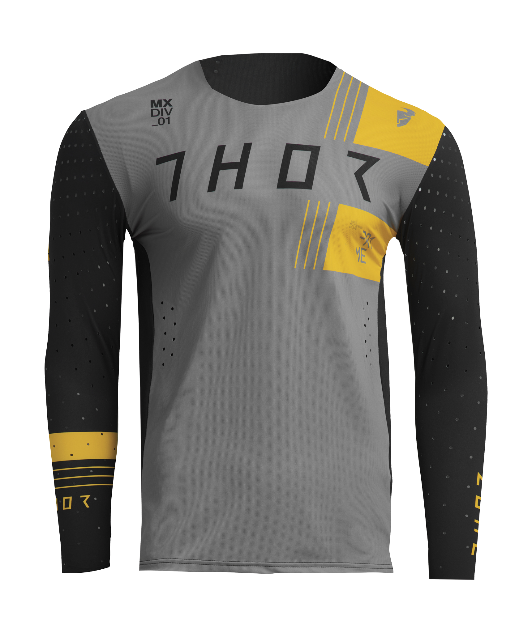 Thor Cross Shirt Prime Strike - Grijs / Lemon
