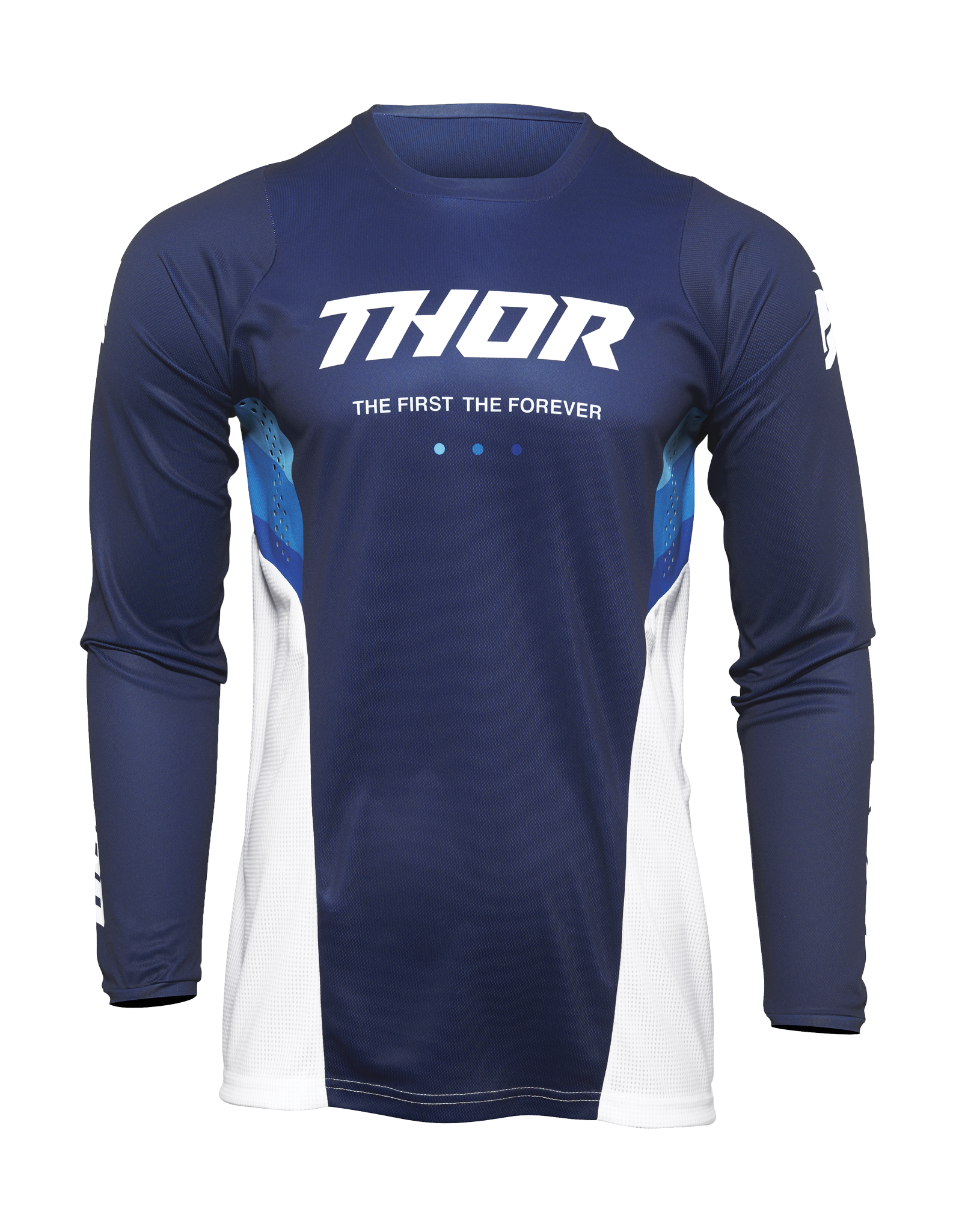 Thor Cross Shirt Pulse React - Navy / Wit