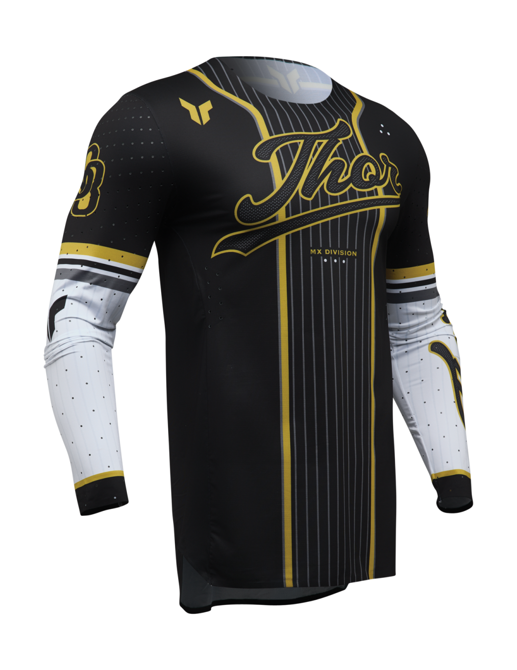 Thor Cross Shirt Sportmode Baller LE - Zwart / Goud