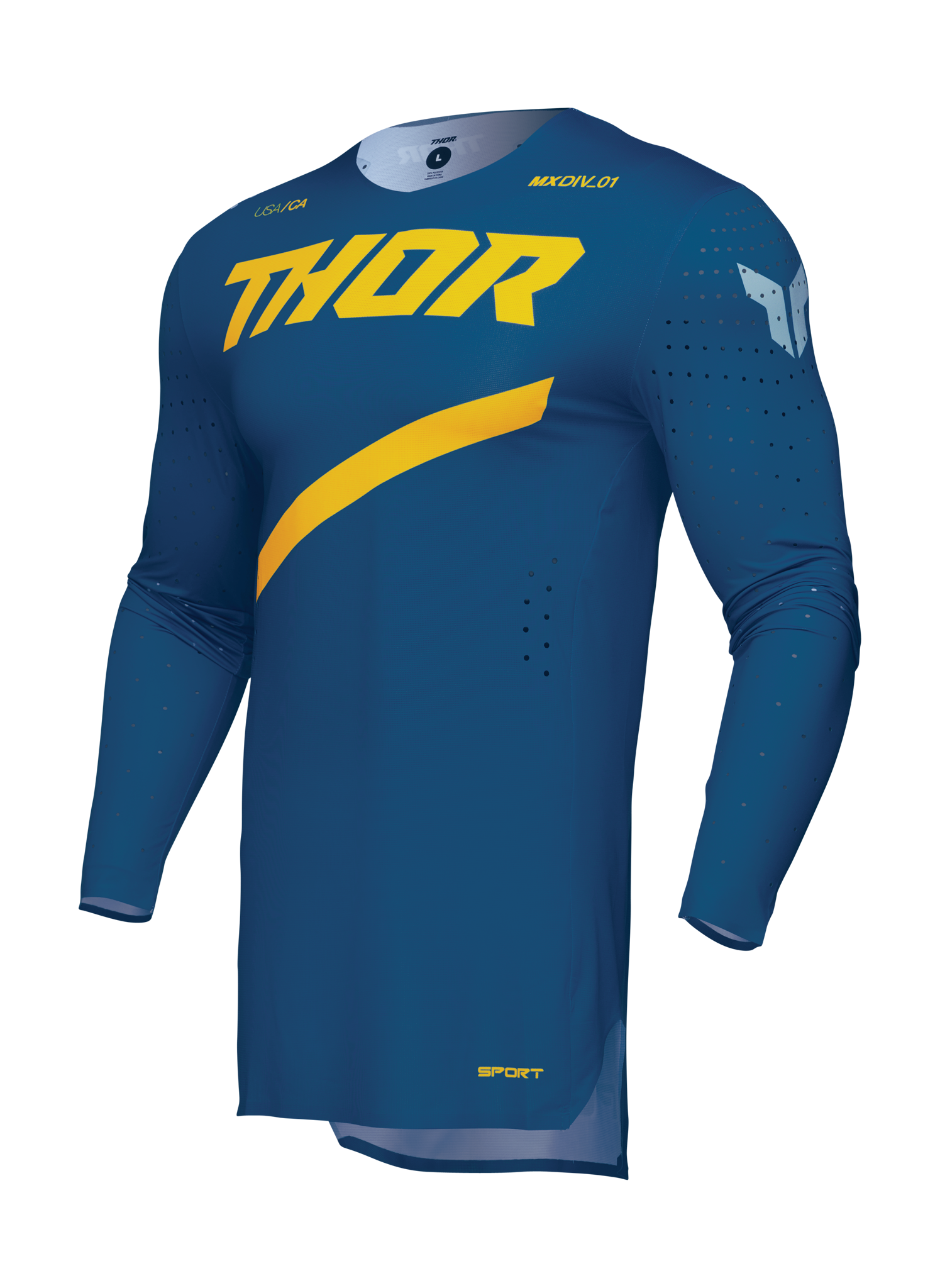 Thor Cross Shirt Sportmode Brave - Blauw