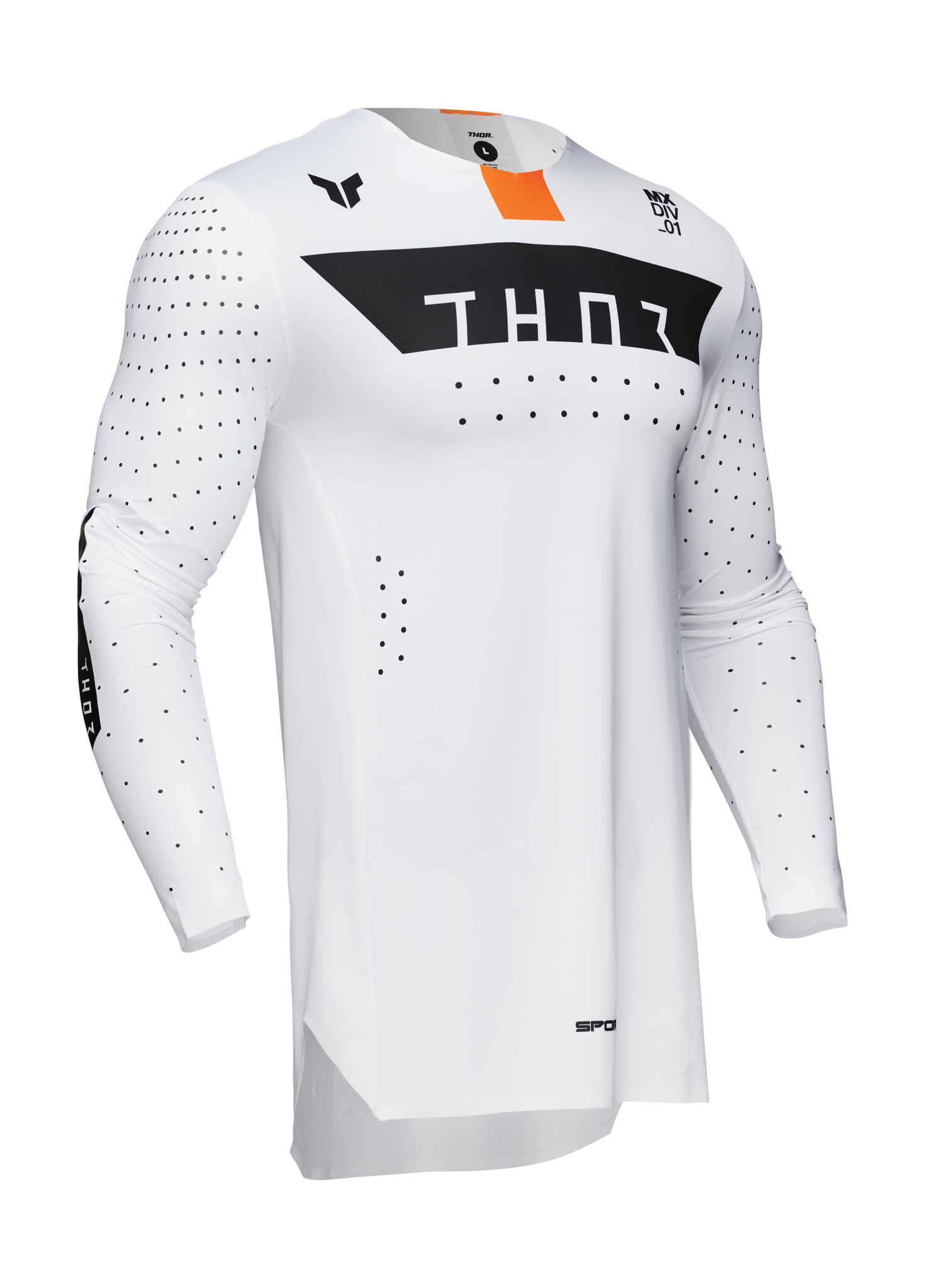 Thor Cross Shirt Sportmode Rogue - Wit / Oranje